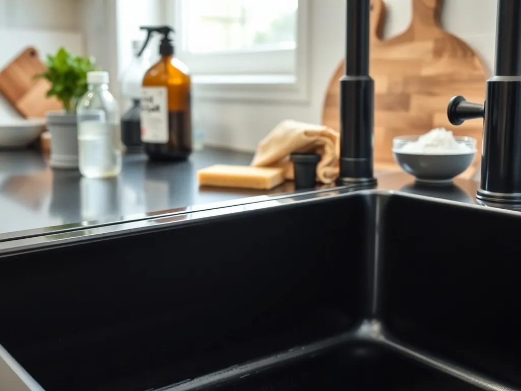 Czym wyczyścić czarny zlew? Sprawdzone metody i porady