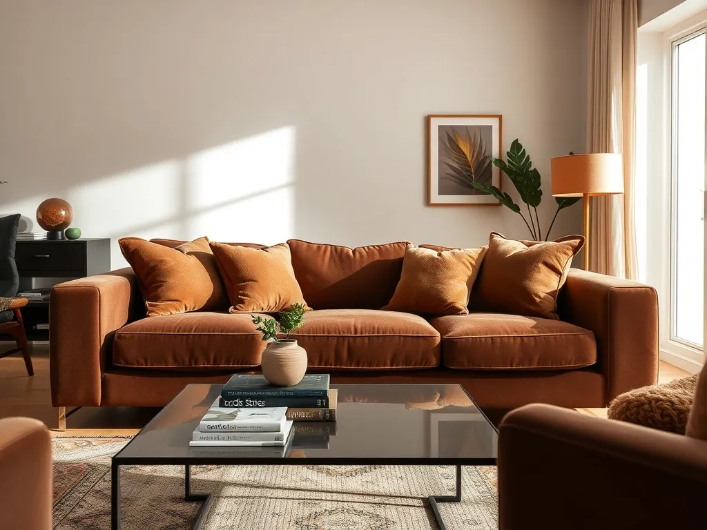 Jaki kolor ścian do brązowych mebli w salonie wybrać?