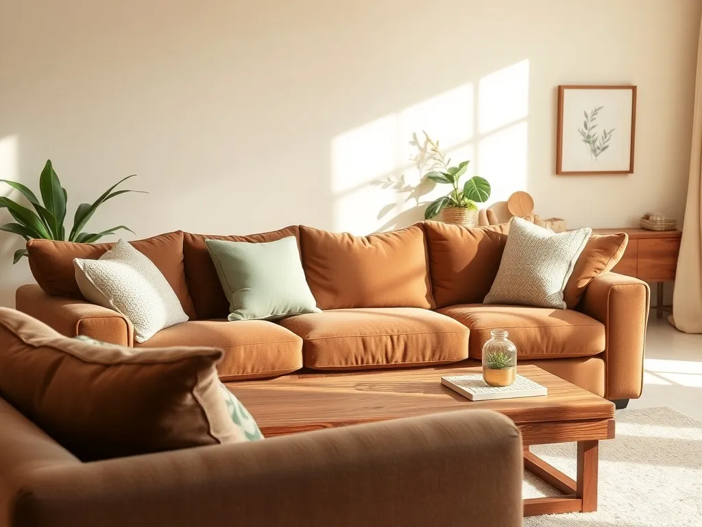 Jaki kolor ścian do brązowych mebli w salonie? Oto najlepsze propozycje!