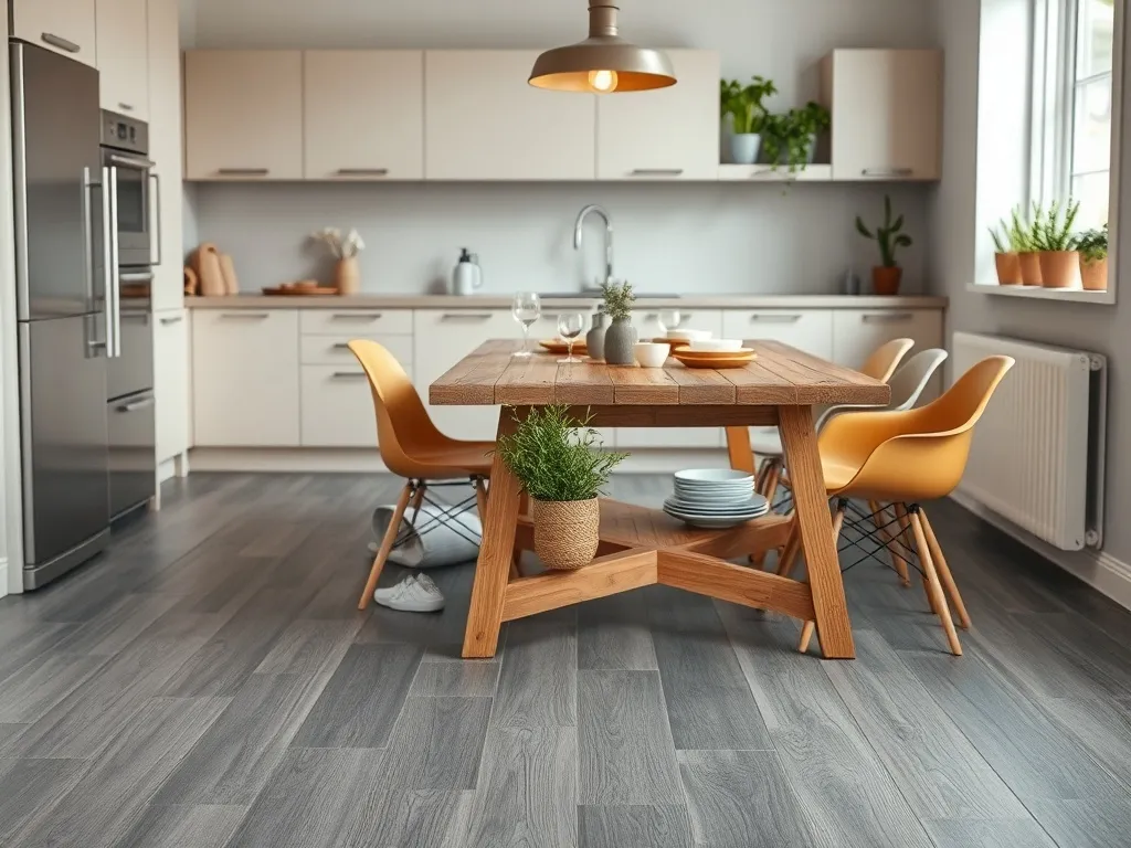 Szara podłoga w kuchni – jakie meble wybrać?