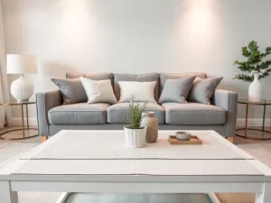 Jaki kolor ścian do białych mebli i szarej kanapy wybrać?