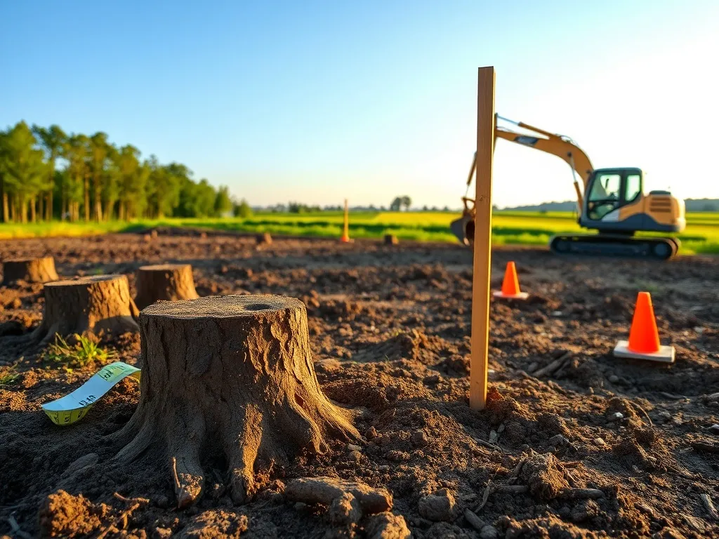Karczowanie działki cena za m2 - ile to kosztuje?