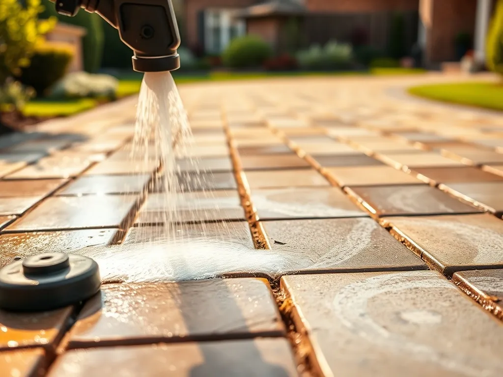 Mycie kostki brukowej cena za m2: ile kosztuje i od czego zależy?