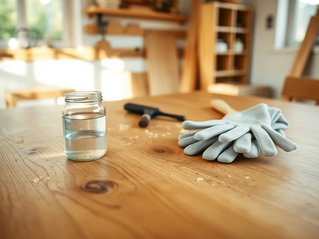 Jak usunąć z mebli klej po okleinie?